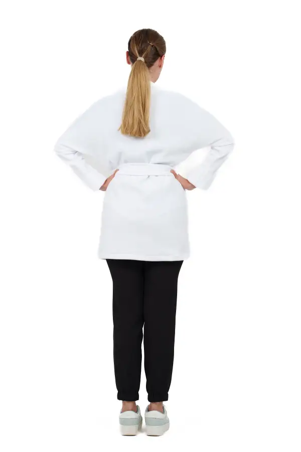 Halat medical dama, Polar Fleece, ALB