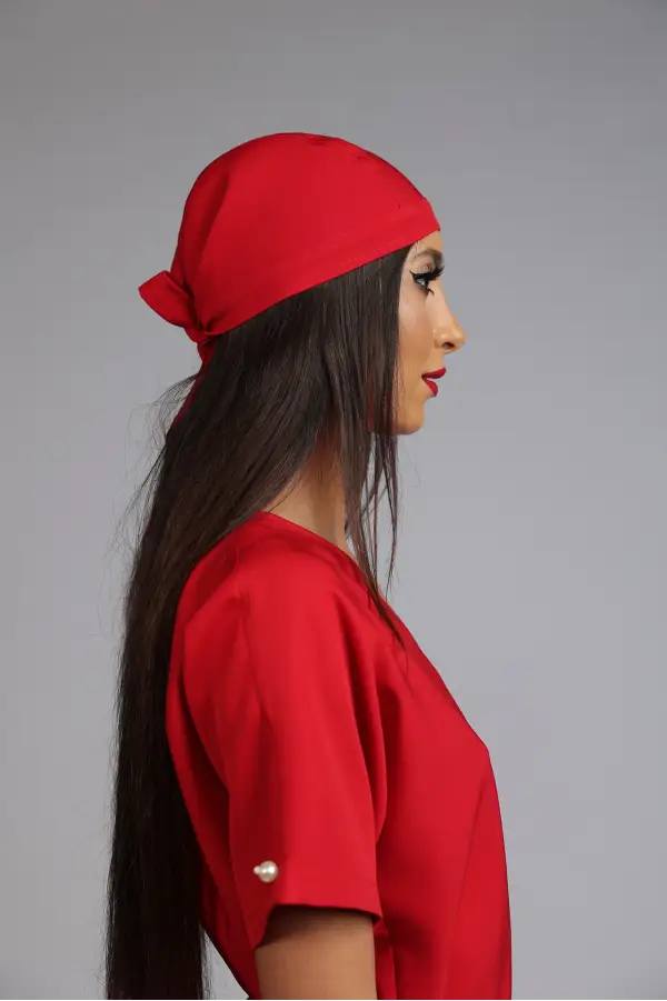 *NOU* Boneta medicala rosie
