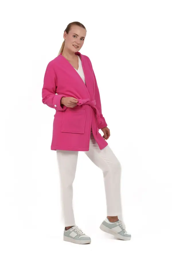 Halat medical dama, Polar Fleece, roz
